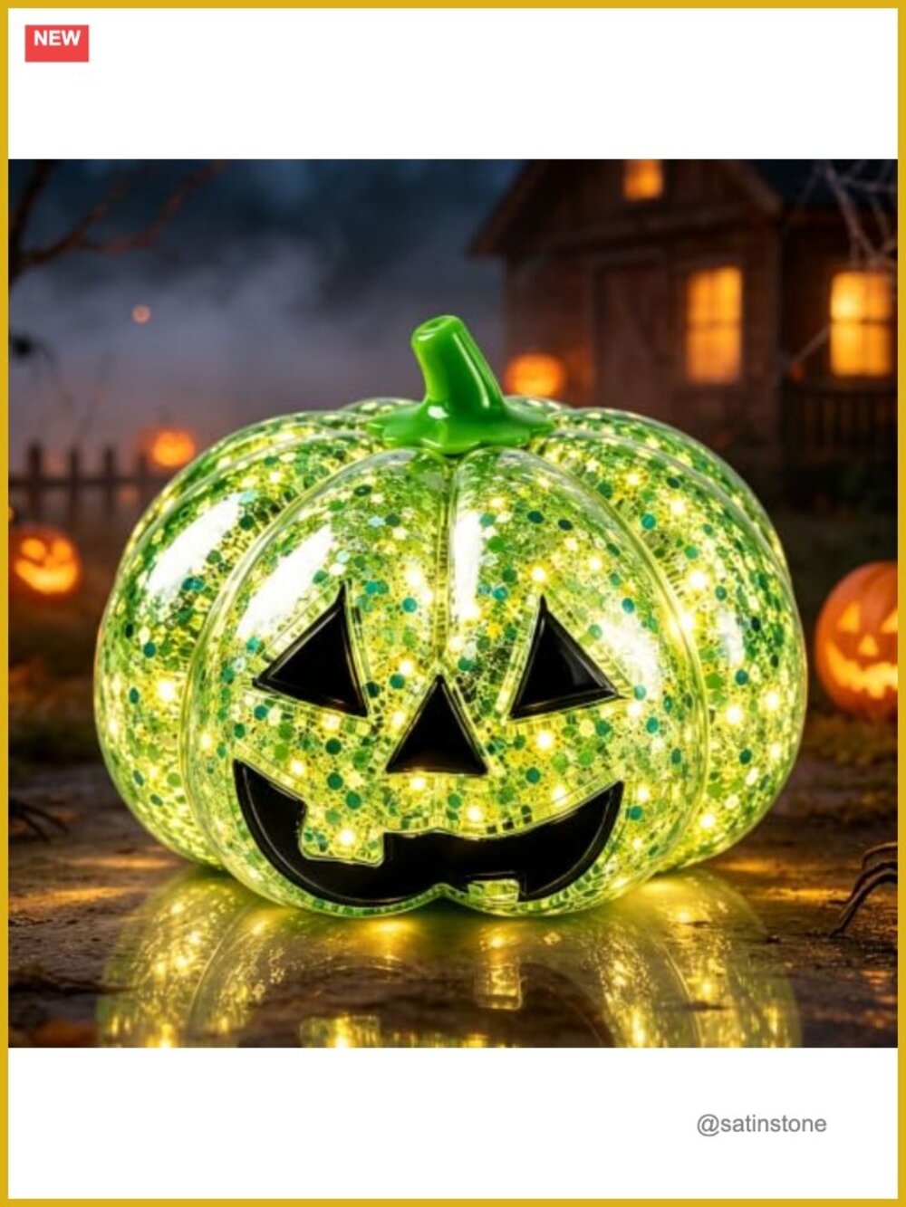 Glitter Pumpkin Squishy Toy Slow Rising Stress Relief Halloween Party Favor